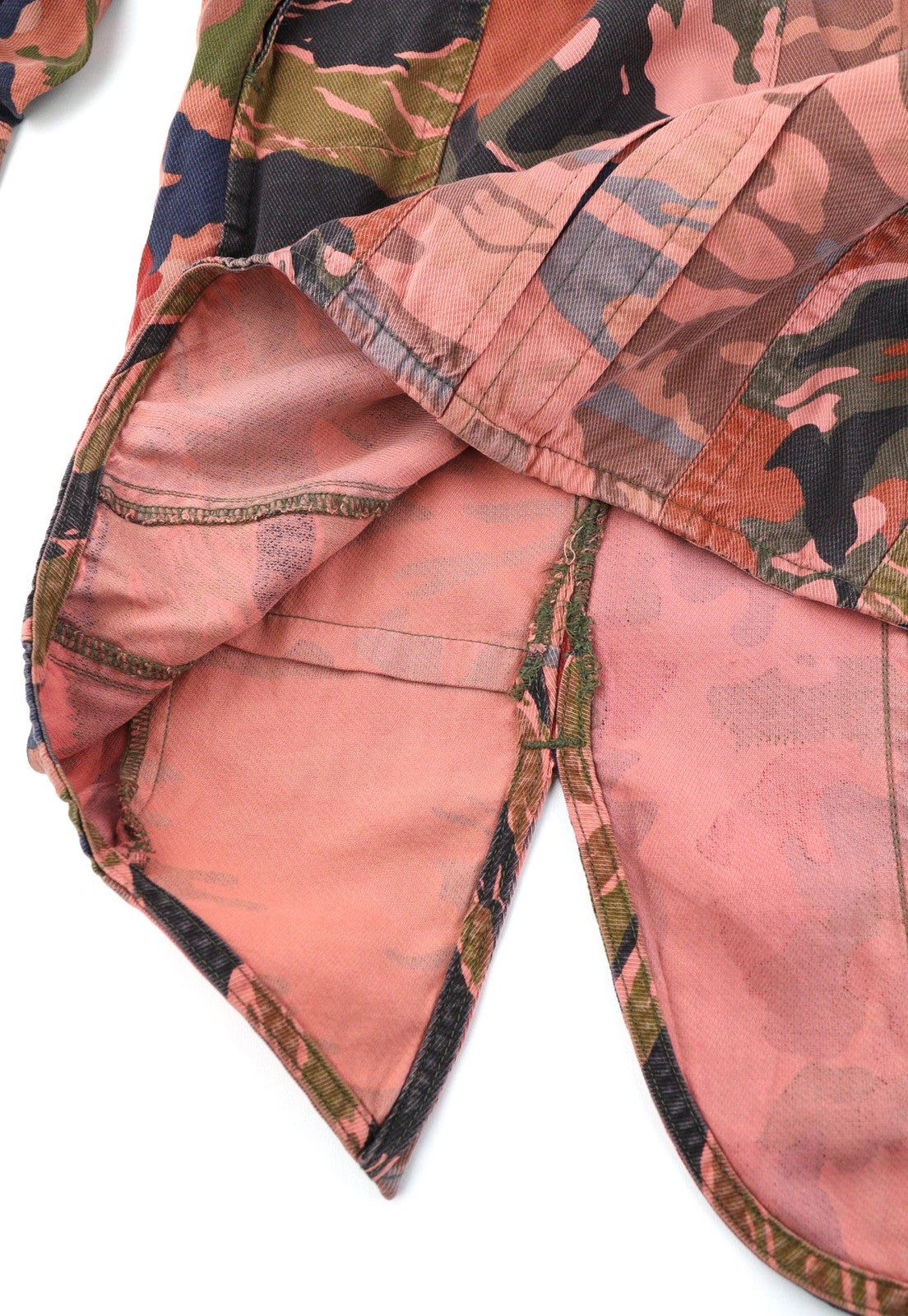 DIESEL D-Vittoria Womens Dress 2XS Long Sleeve Belted Camouflage RRP€350