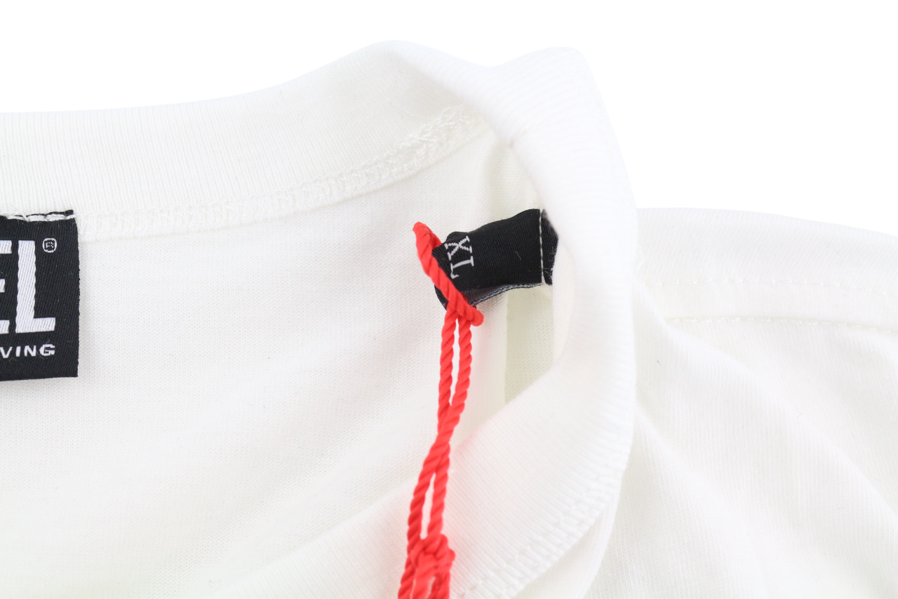 DIESEL T-Just-E19 Mens T-Shirt XL Short Sleeve Crew Neck Front  Tricot Light