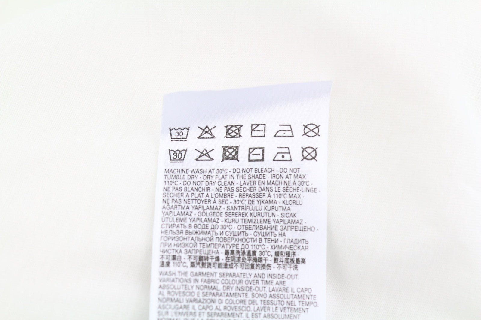 DIESEL T-Just-E19 Mens T-Shirt 2XL Short Sleeve Crew Neck Front  Tricot White