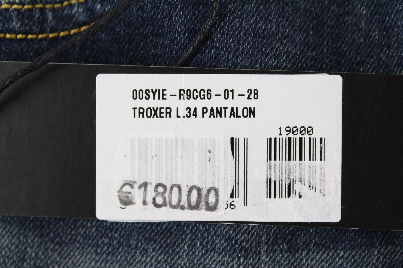 DIESEL Troxer R9CG6 Mens Jeans W28/L34 Dark Blue Skinny Slim  Cotton