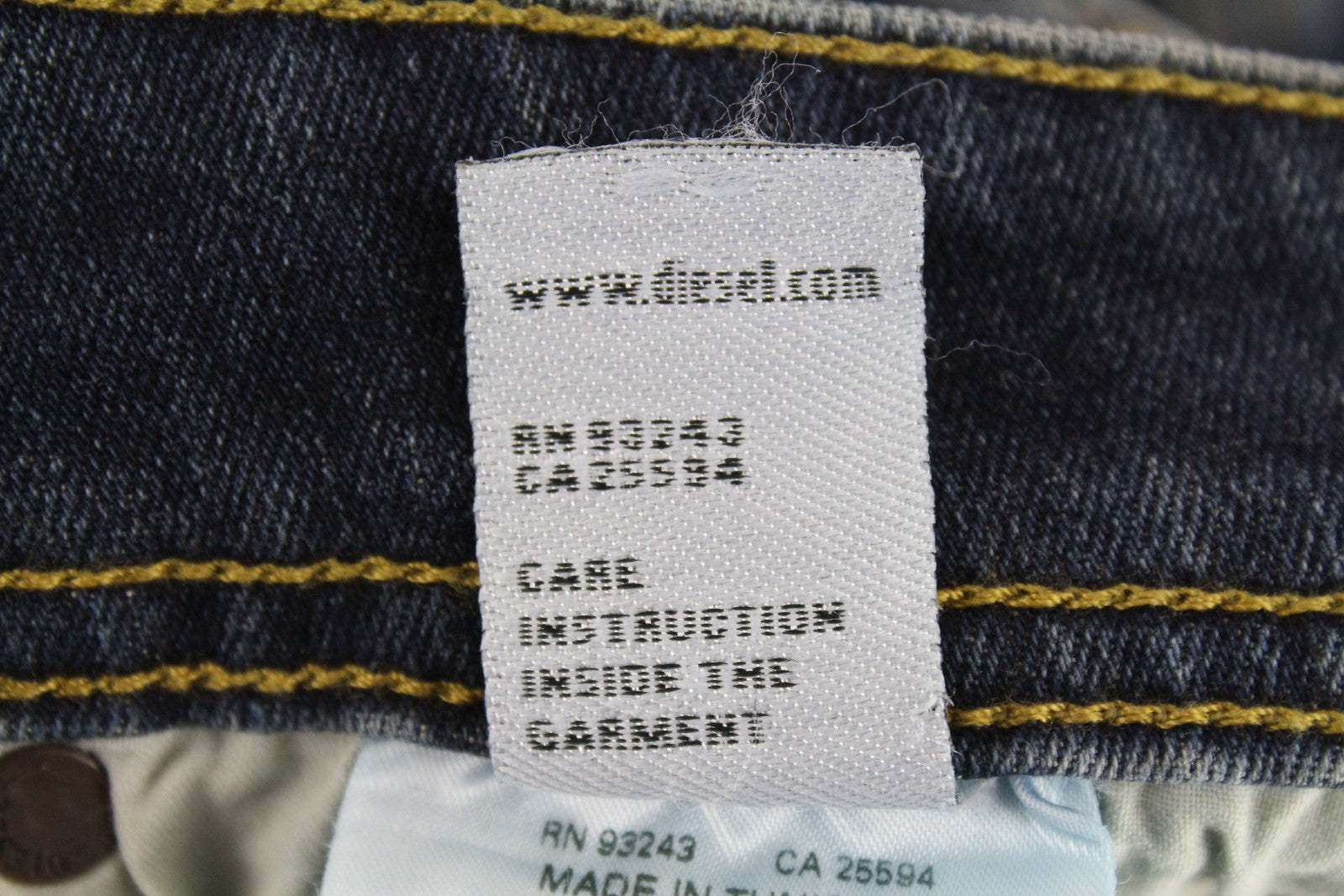 DIESEL Troxer R9CG6 Mens Jeans W28/L34 Dark Blue Skinny Slim  Cotton