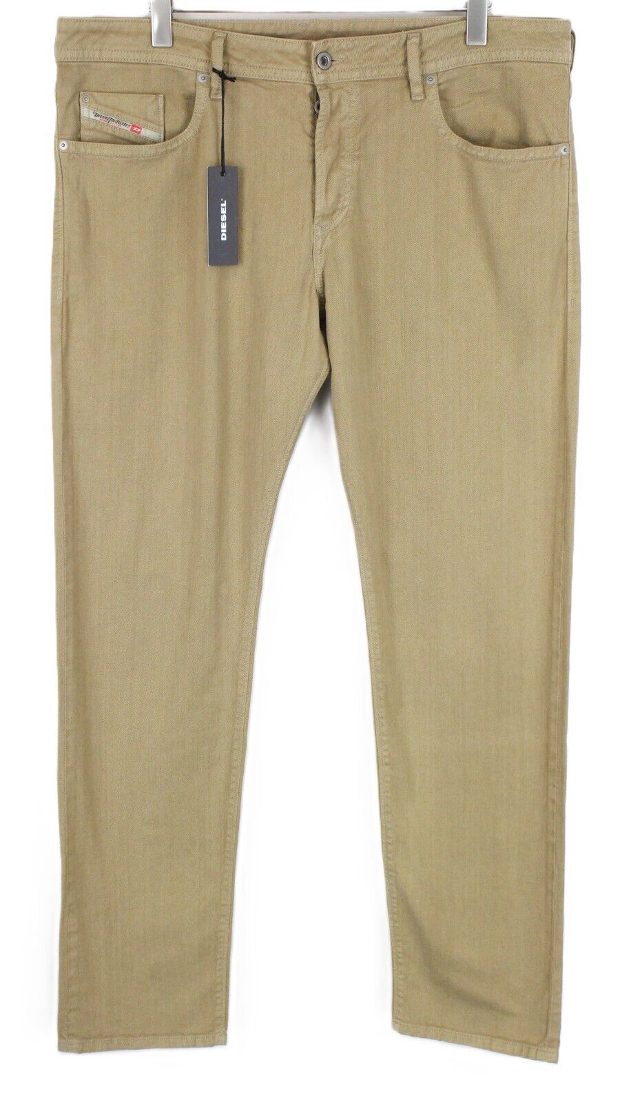 DIESEL Buster R99S6 Mens Jeans W38 Brown Slim Tapered Cotton Stretchy 5-Pocket