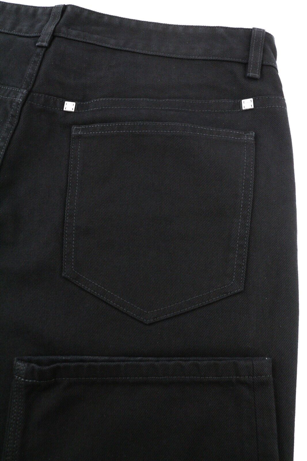 GIVENCHY X Tiffany Mens Jeans W39 Tapered Zipper Closure Pockets  Dark Black