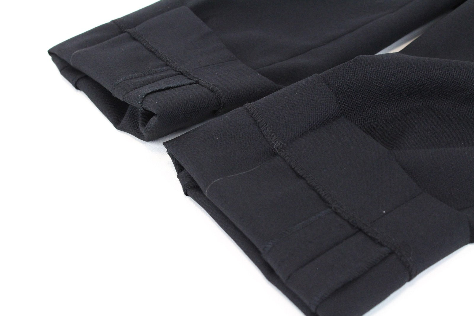 SUISTUDIO Robin Womens Trousers UK10L Black Pleated Wool Dress Dress