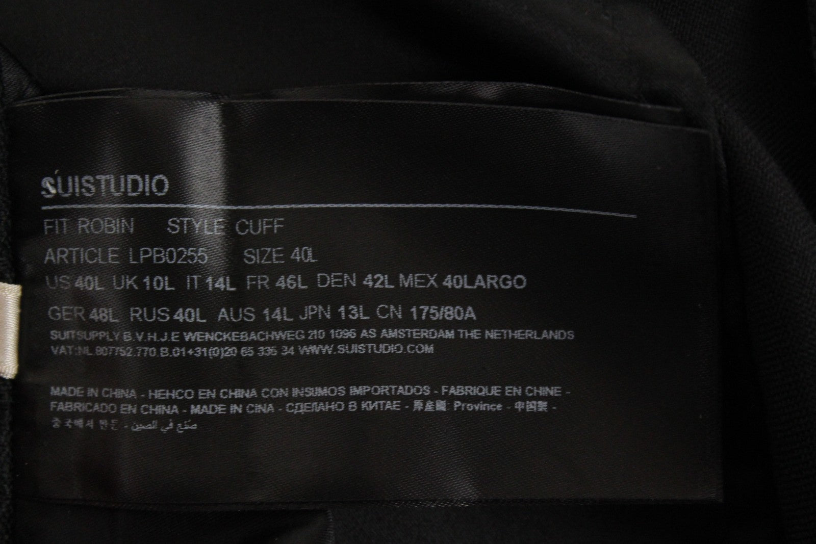 SUISTUDIO Robin Womens Trousers UK10L Black Pleated Wool Dress Dress