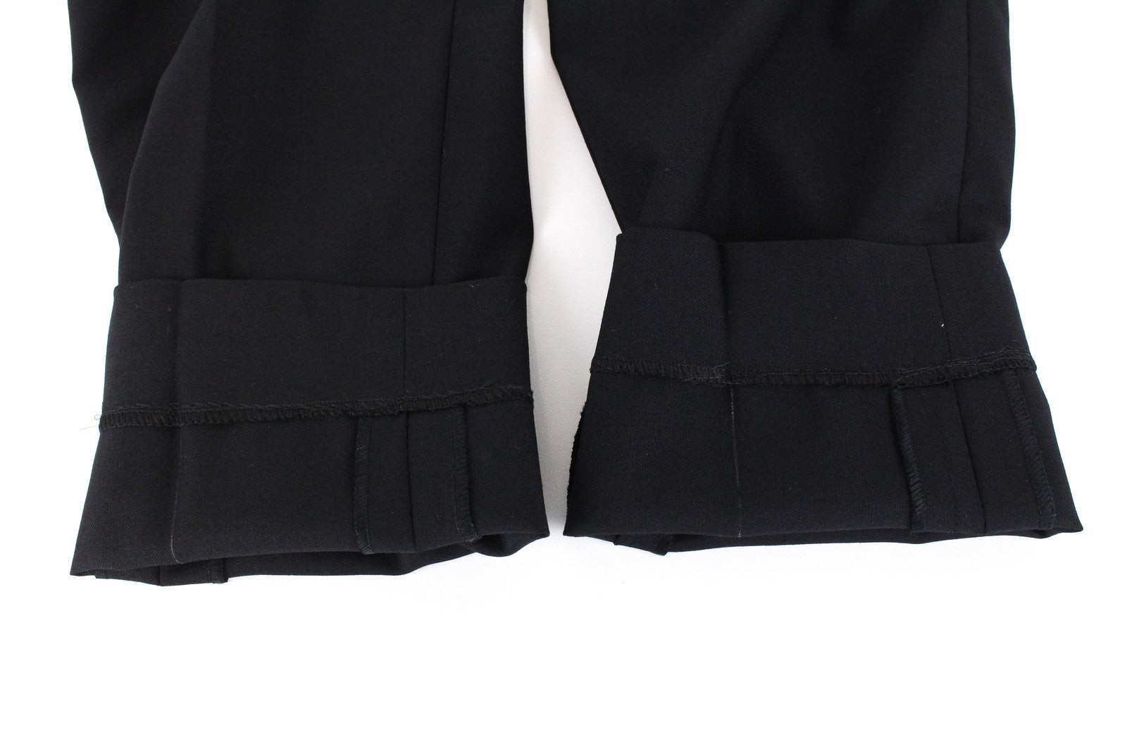 SUISTUDIO Robin Womens Trousers UK10L Black Pleated Wool Dress Dress