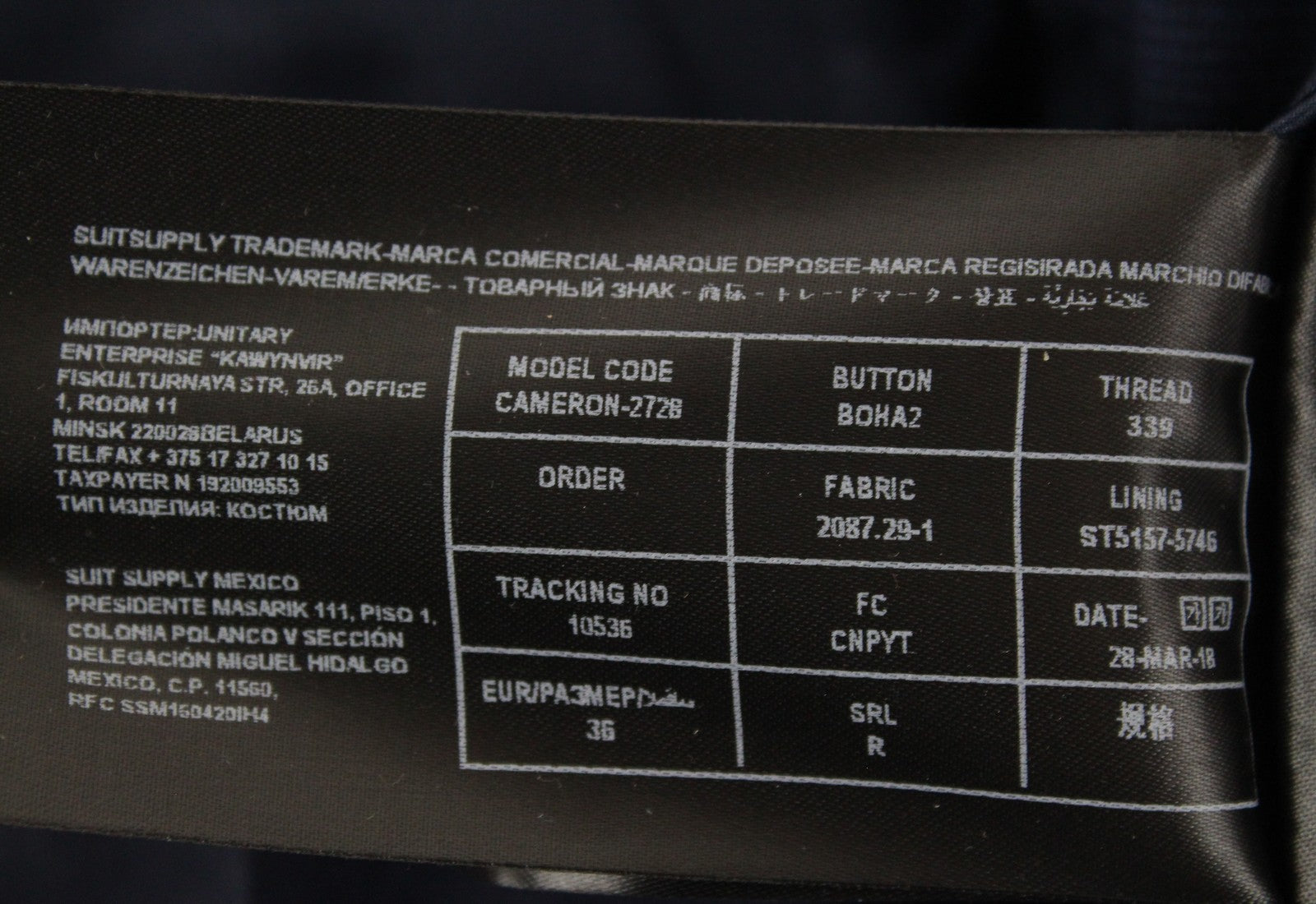 SUISTUDIO Cameron Womens Blazer UK10R Navy Checked Wool Single-Breasted