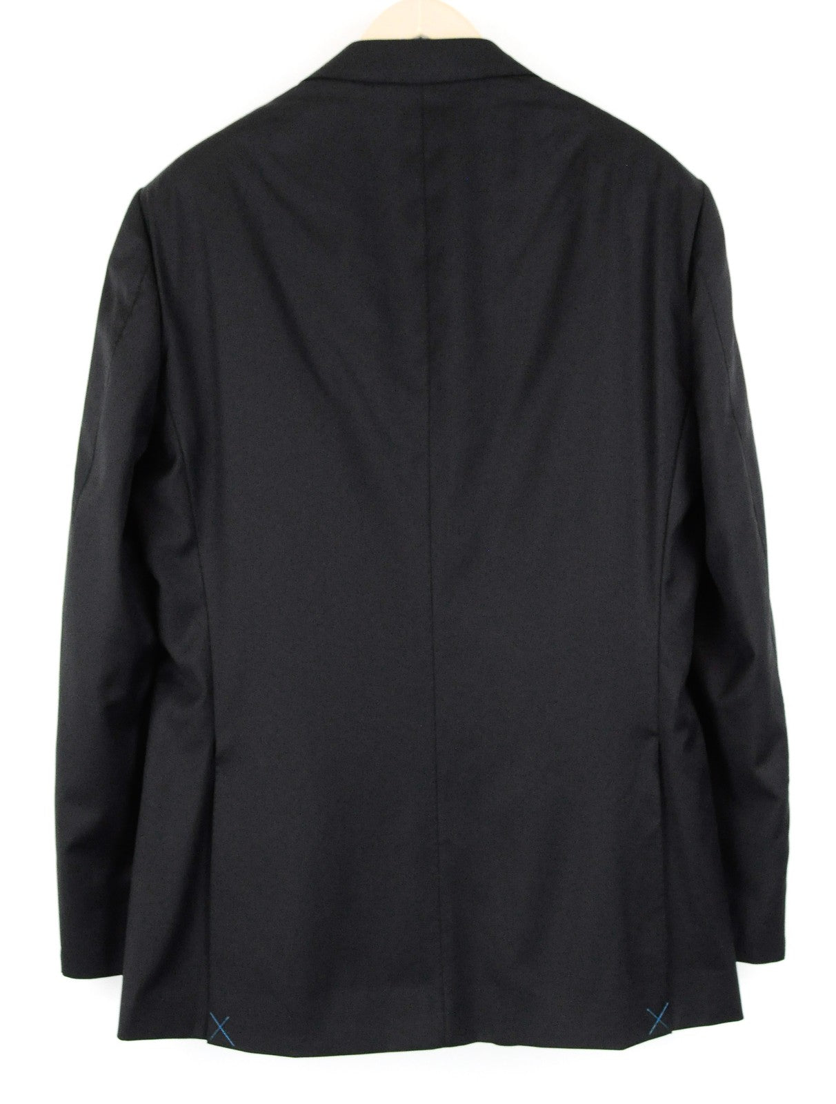 „SUITSUPPLY Napoli“ vyriškas švarkas, UK44L, tamsiai mėlyna, vilnonė „Super 110s“ suknelė su pamušalu. 