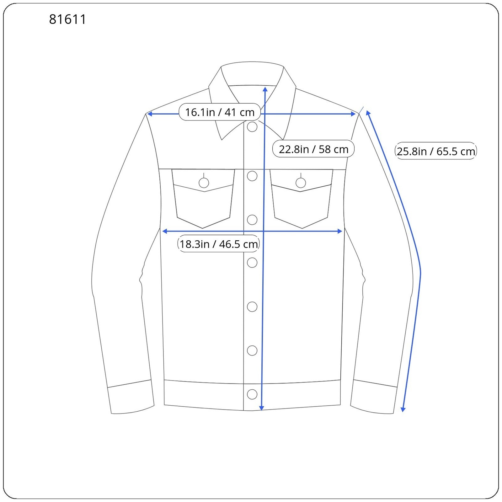 NUDIE Perry Mens Jacket S Organic White Buttoned Neck Pockets  Denim