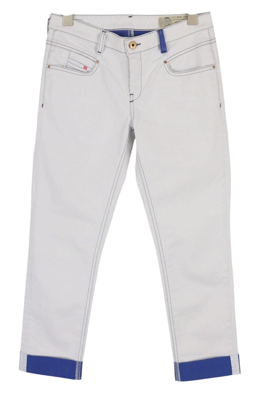 DIESEL Belthy Ankle-C1 0682M Women Jeans W25/L32 Regular Slim Straight Low Waist