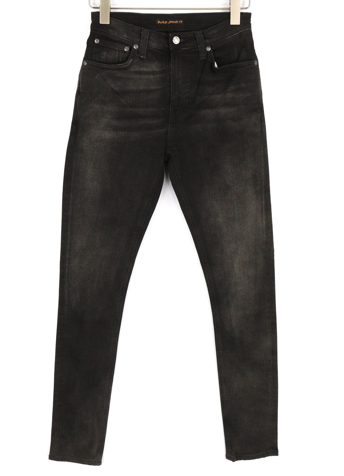 NUDIE Pipe Led Mens Jeans W29/L32 Grey Marble Organic Slim   Washed Denim