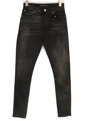 NUDIE Pipe Led Mens Jeans W29/L32 Grey Marble Organic Slim   Washed Denim