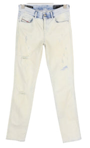 DIESEL D.N.A. Sandy 0674A Women Jeans W26/L32 Regular Slim Straight Distress