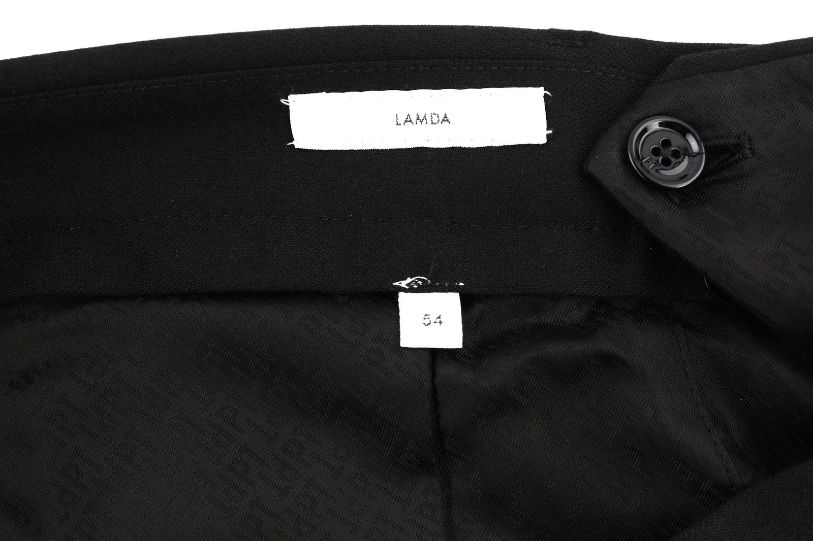PT TORINO Lamda Mens Trousers 54 Black Fleece Wool Blend Cargo Zipped Pockets