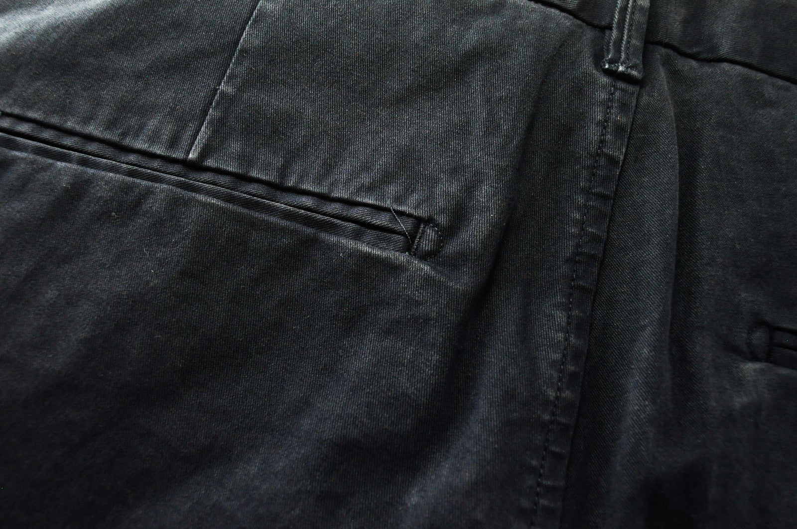 SCOTCH & SODA Ams Couture Shorts W28 Mens Navy Dyed Cotton Stretchy Slit Pocket