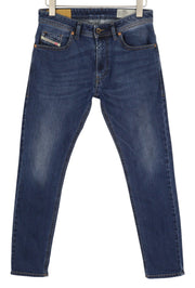 DIESEL Thommer 084BU Men Jeans W30/L30 Denim Washed Blue Slim Skinny Stretch