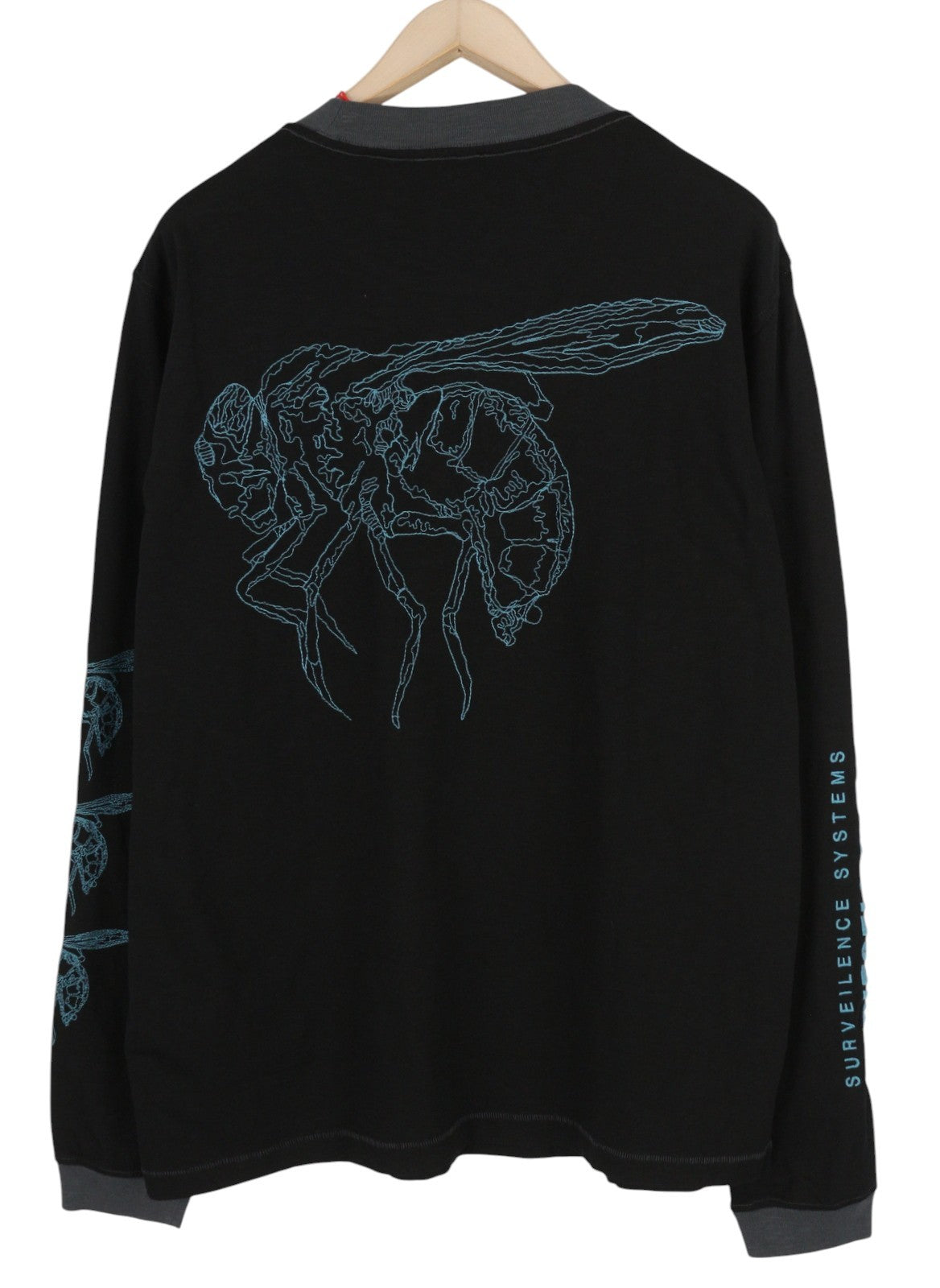 DIESEL T-Justle-LS-E9 Mens T-Shirt 3XL Black Long Sleeve Crew Neck RRP€135