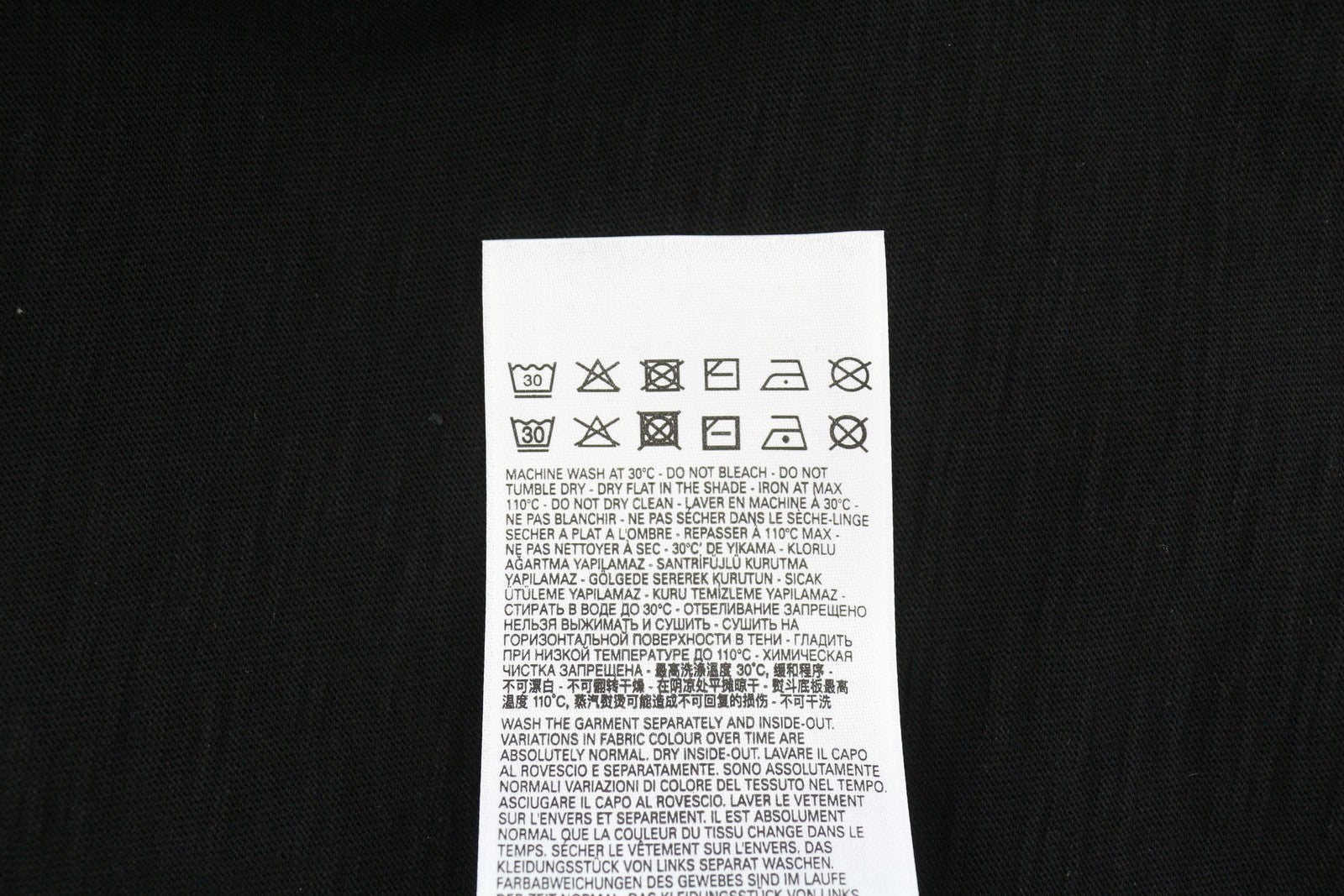 DIESEL T-Justle-LS-E9 Mens T-Shirt 3XL Black Long Sleeve Crew Neck RRP€135