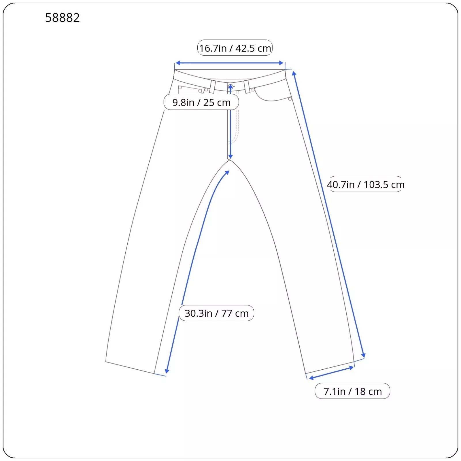 TAKESHY KUROSAWA vyriški džinsai W34 Slim su sagomis, sendinto džinso imitacija 