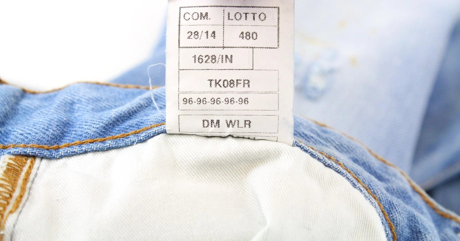 TAKESHY KUROSAWA vyriški džinsai W34 Slim su sagomis, sendinto džinso imitacija 