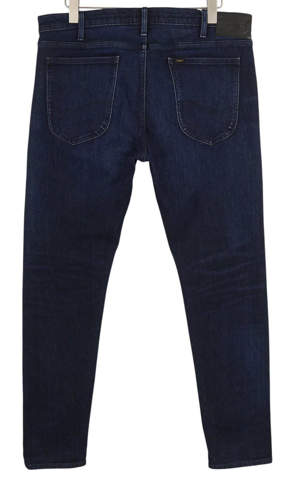 LEE Luke Men Jeans W36/L34 Denim Dark Blue Washed Slim Fit Zip Fly 5-Pockets