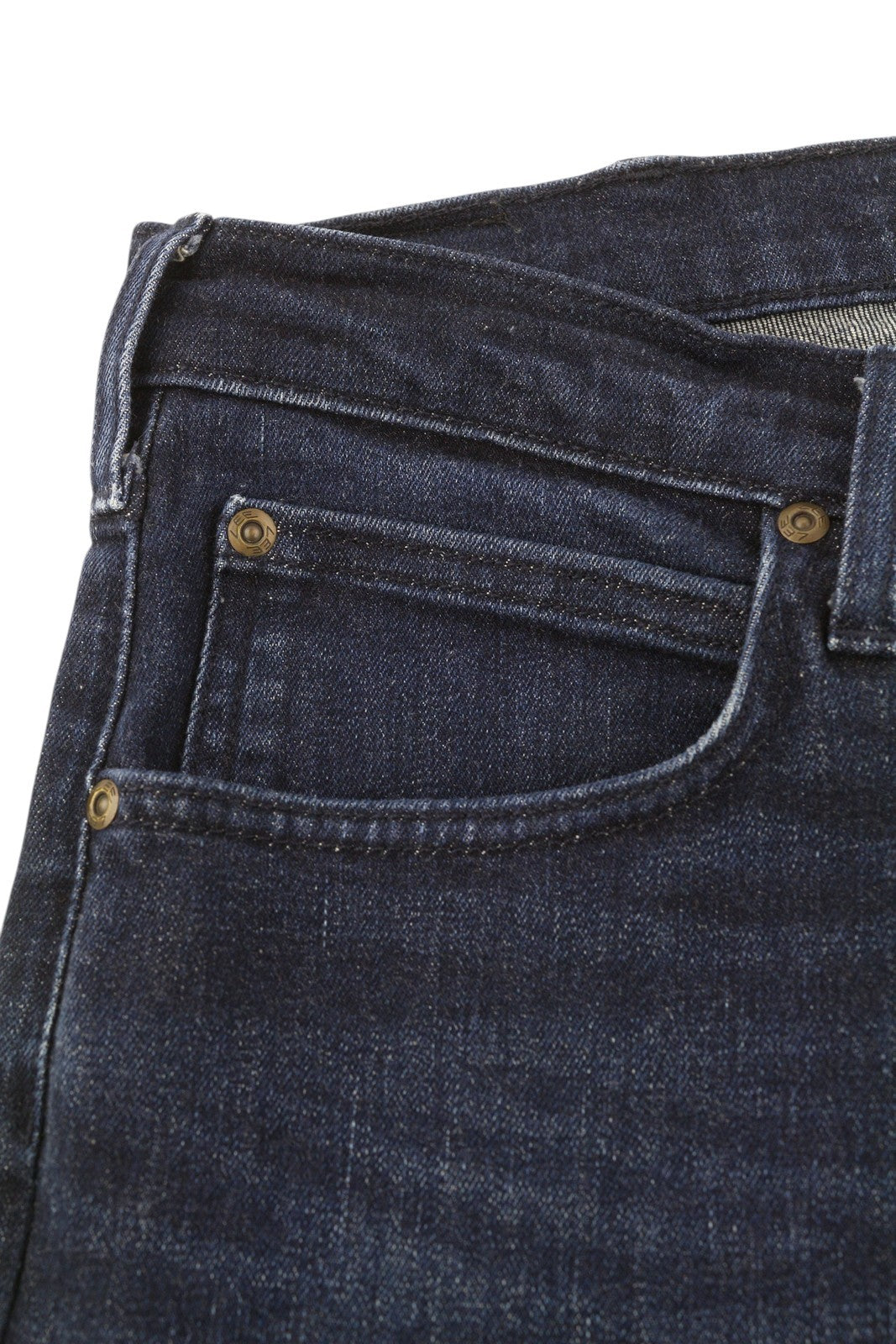 LEE Luke Men Jeans W36/L34 Denim Dark Blue Washed Slim Fit Zip Fly 5-Pockets