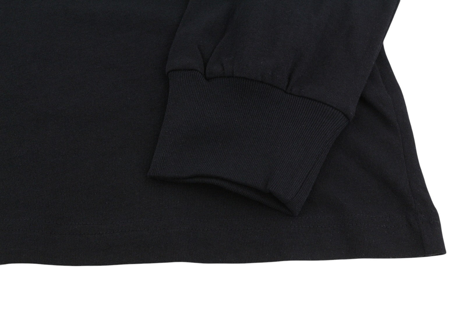 DIESEL T-Just-LS-C3 Mens T-Shirt L Black Cotton Crew Collar Long Sleeve RRP€70