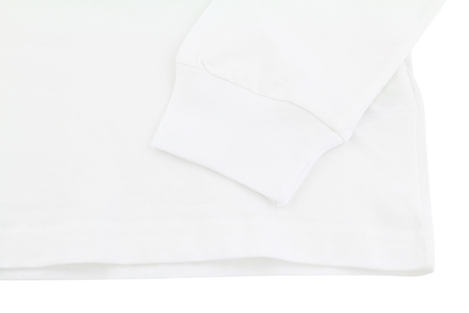 DIESEL T-Diegos-LS-K27 Men T-Shirt M White Cotton Long Sleeve Crew Collar