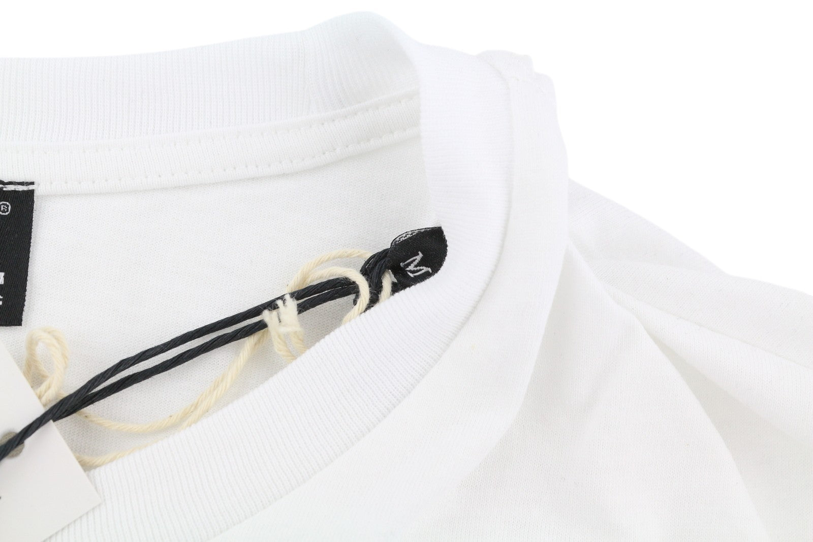 DIESEL T-Diegos-LS-K27 Men T-Shirt M White Cotton Long Sleeve Crew Collar