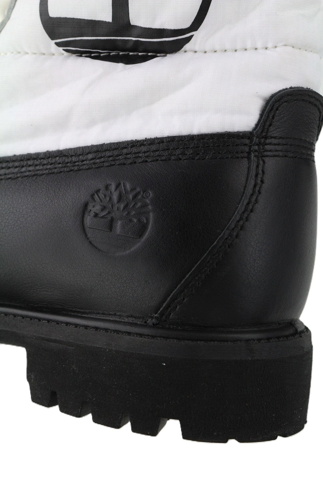 TIMBERLAND A2BY4-A4040 Mens Shoes EU43.5/44 Black White Leather High-Top Laced