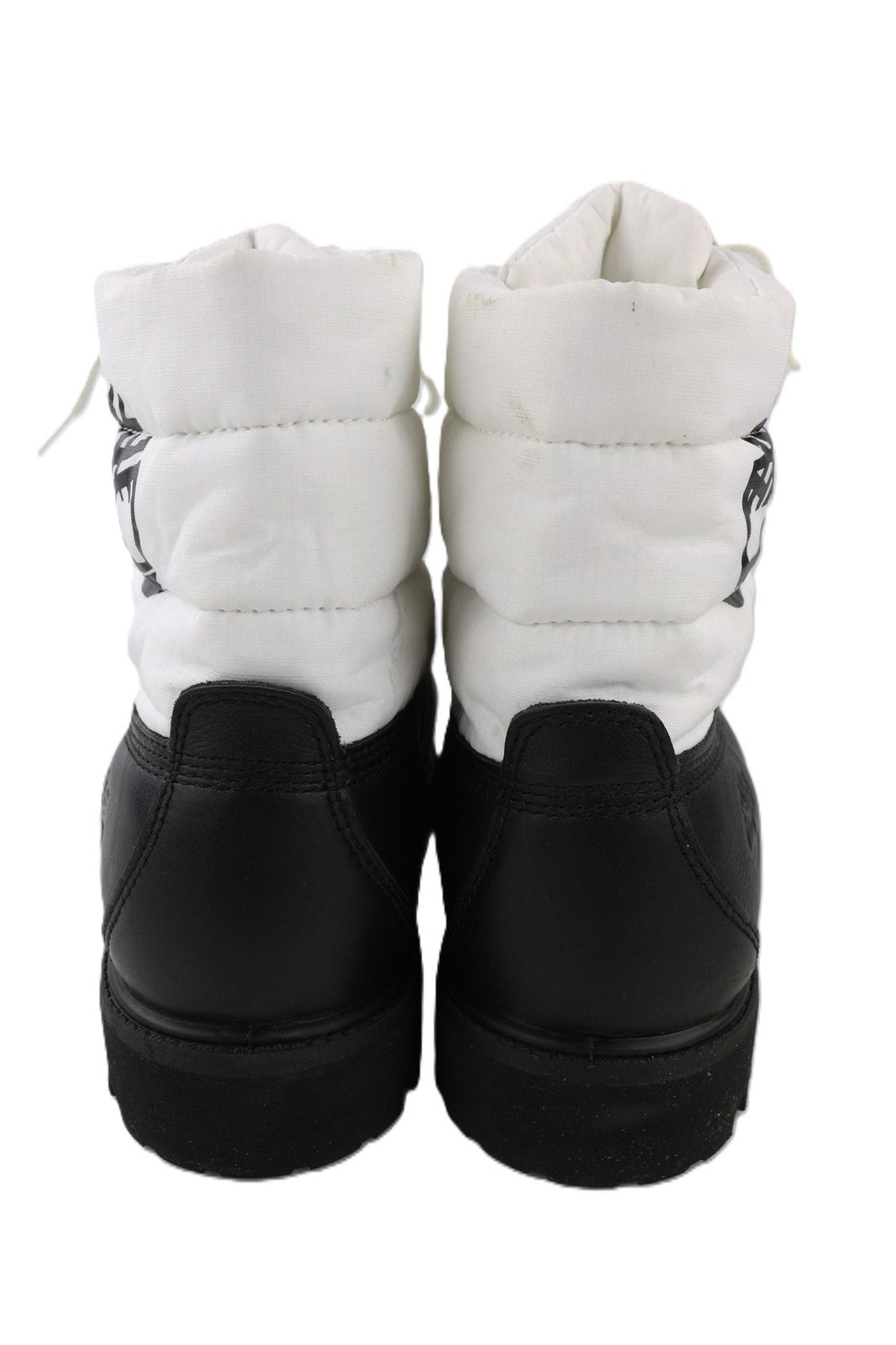 TIMBERLAND A2BY4-A4040 Mens Shoes EU43.5/44 Black White Leather High-Top Laced