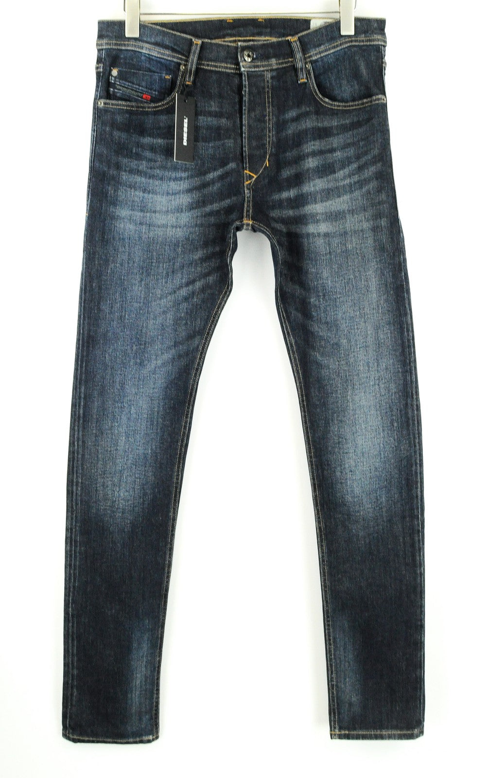 DIESEL Tepphar RFE03 Mens Jeans W30 L34 Slim Carrot  5-Pocket Blue Cotton