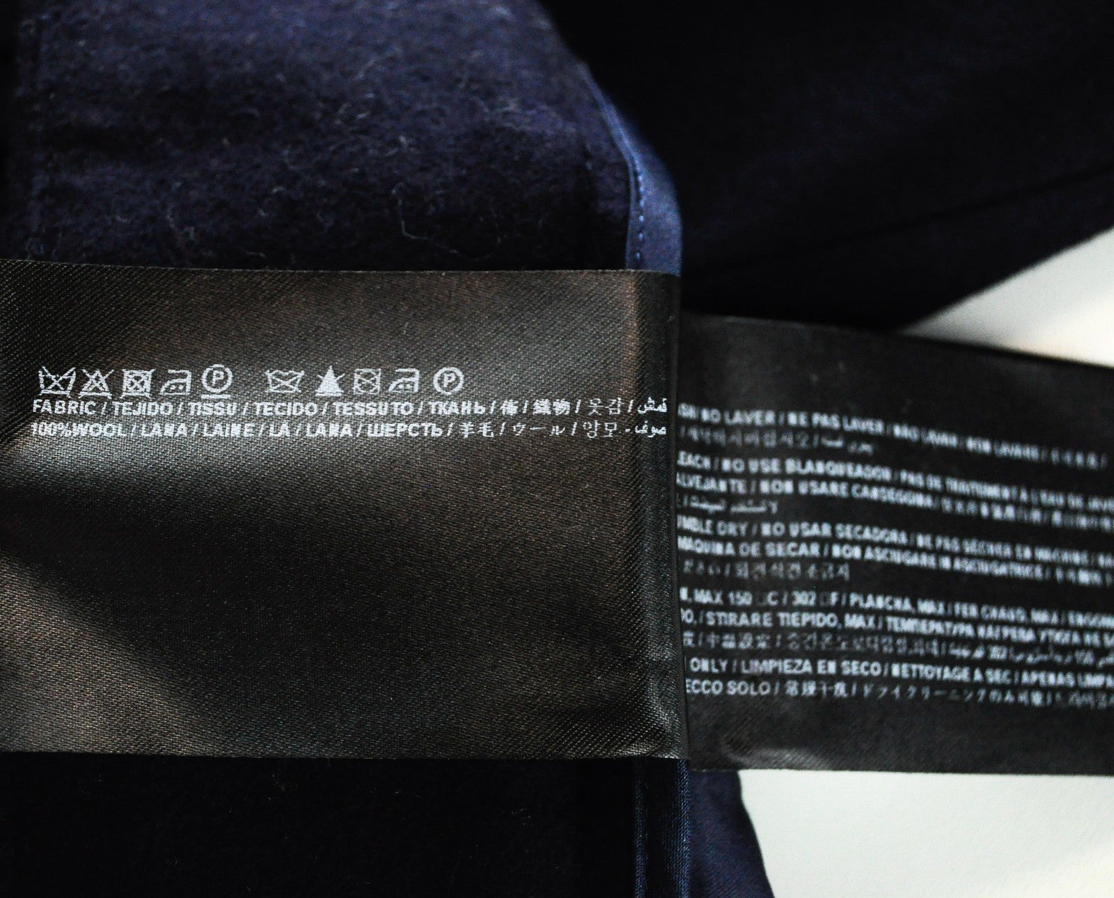 SUISTUDIO Lane Womens Trousers UK14R Navy Pleated Wool Dress Dress Wear