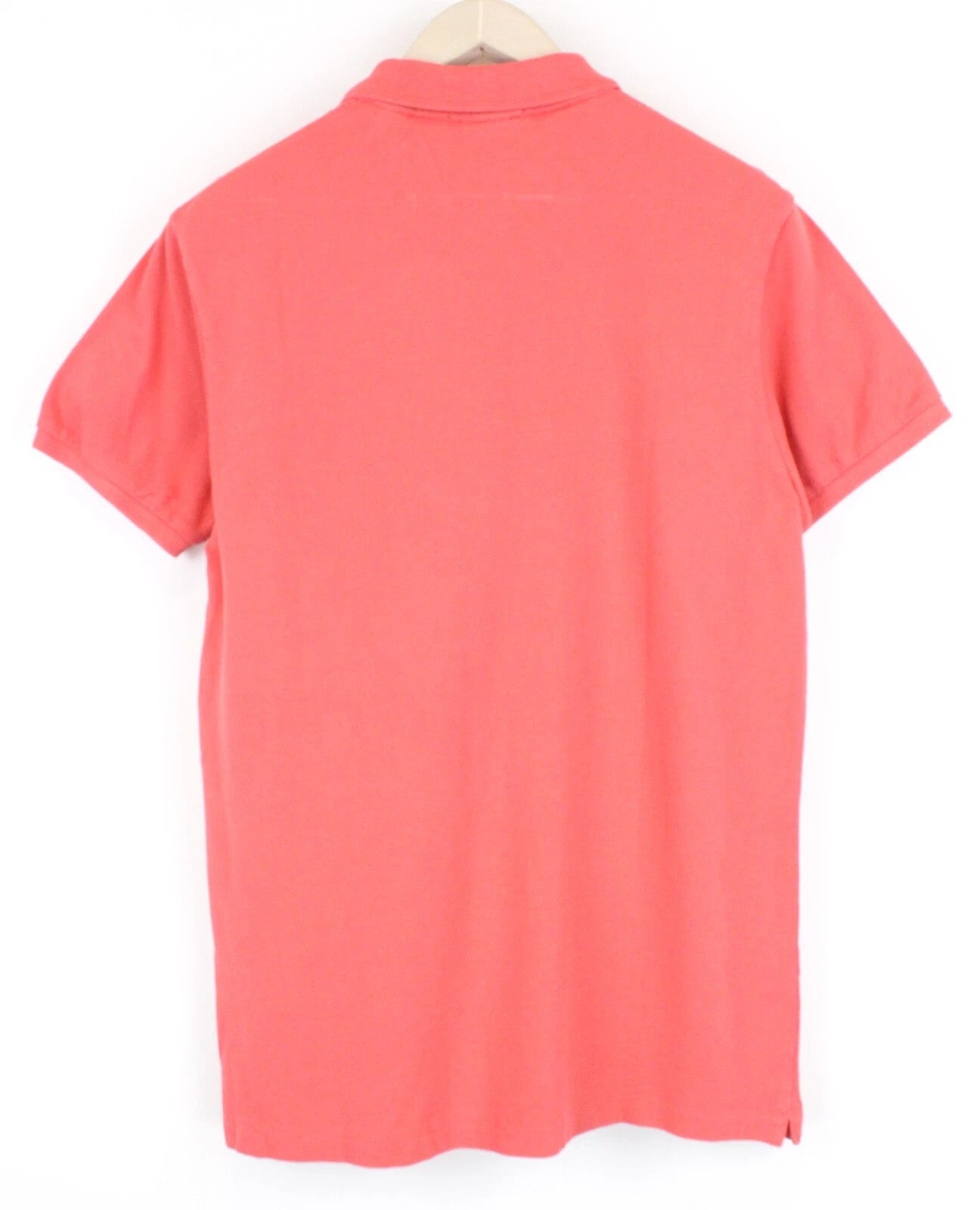 SCOTCH & SODA Men`s T-Shirt M Pink Short Sleeve Polo-Style Cotton Casual Button