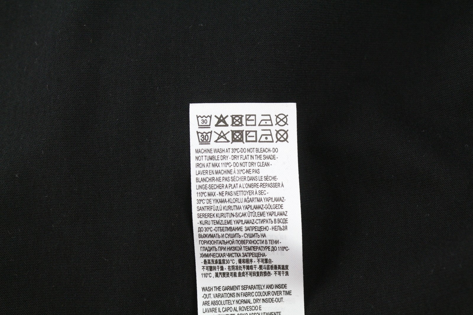 DIESEL T-Just-LS-B52 Mens T-Shirt L Black Crew Collar Long Sleeve Tricot RRP€90