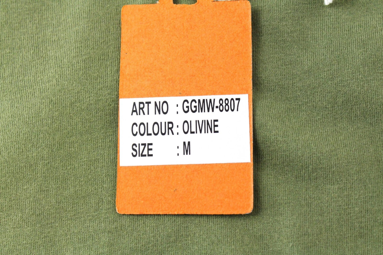 GOOD GENES Men`s T-Shirt M Khaki Green Crew Neck Rooster Logo Jersey Printed*