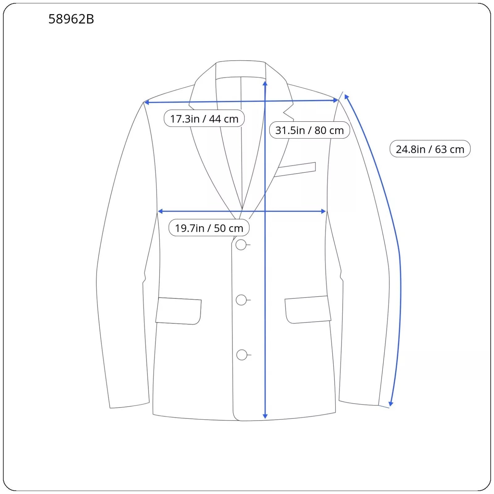 SUITSUPPLY Lazio Men`s Suit UK38R Slim Fit Blue Wool Checked 2-Piece Lined