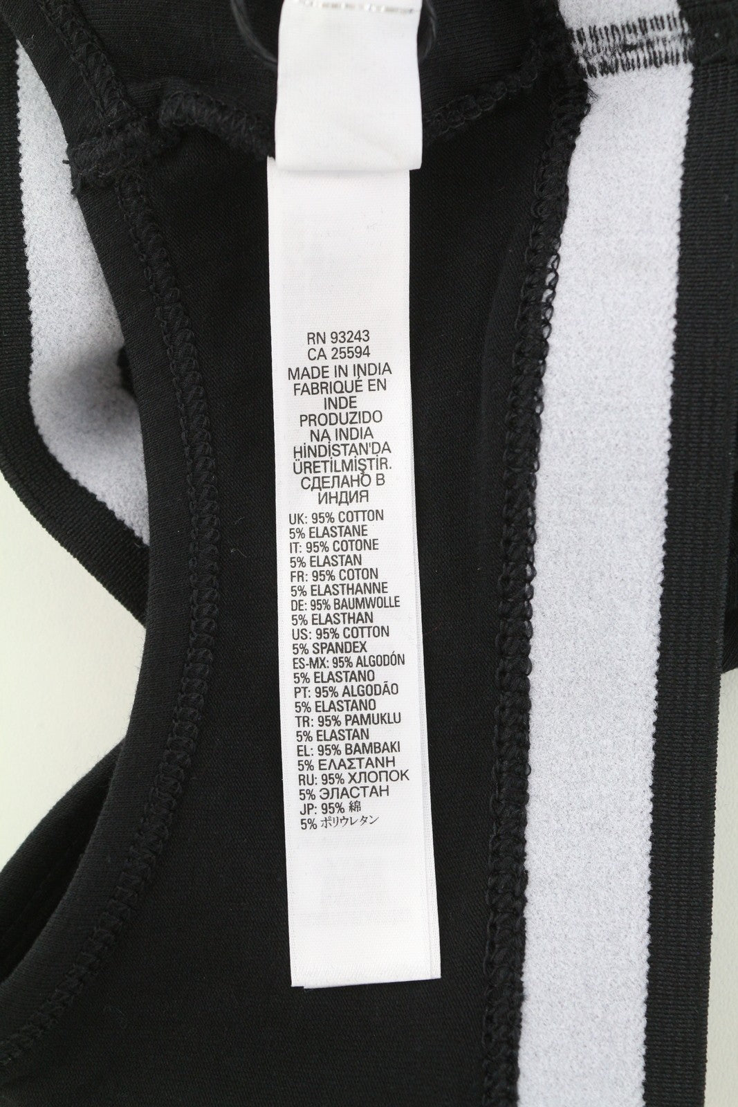 DIESEL Ufsb-Miley Top Women Sports Bra S Black Stretch Comfort Sleeveless Dark