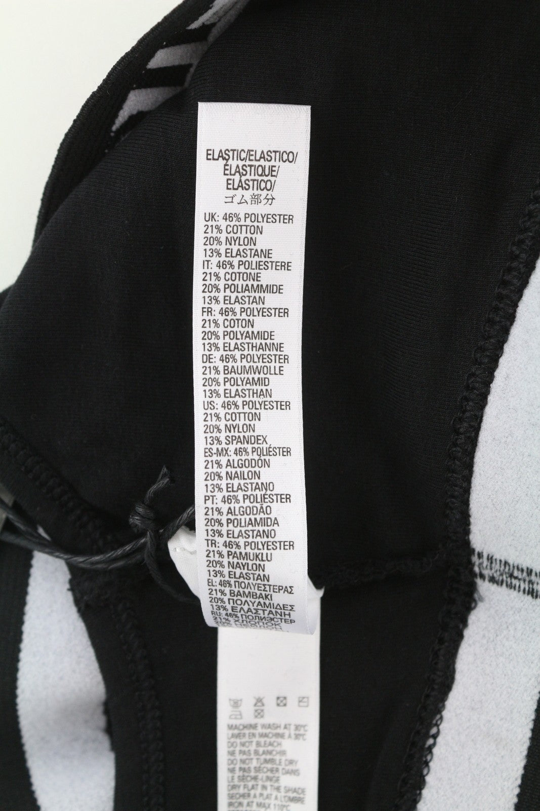 DIESEL Ufsb-Miley Top Women Sports Bra S Black Stretch Comfort Sleeveless Dark