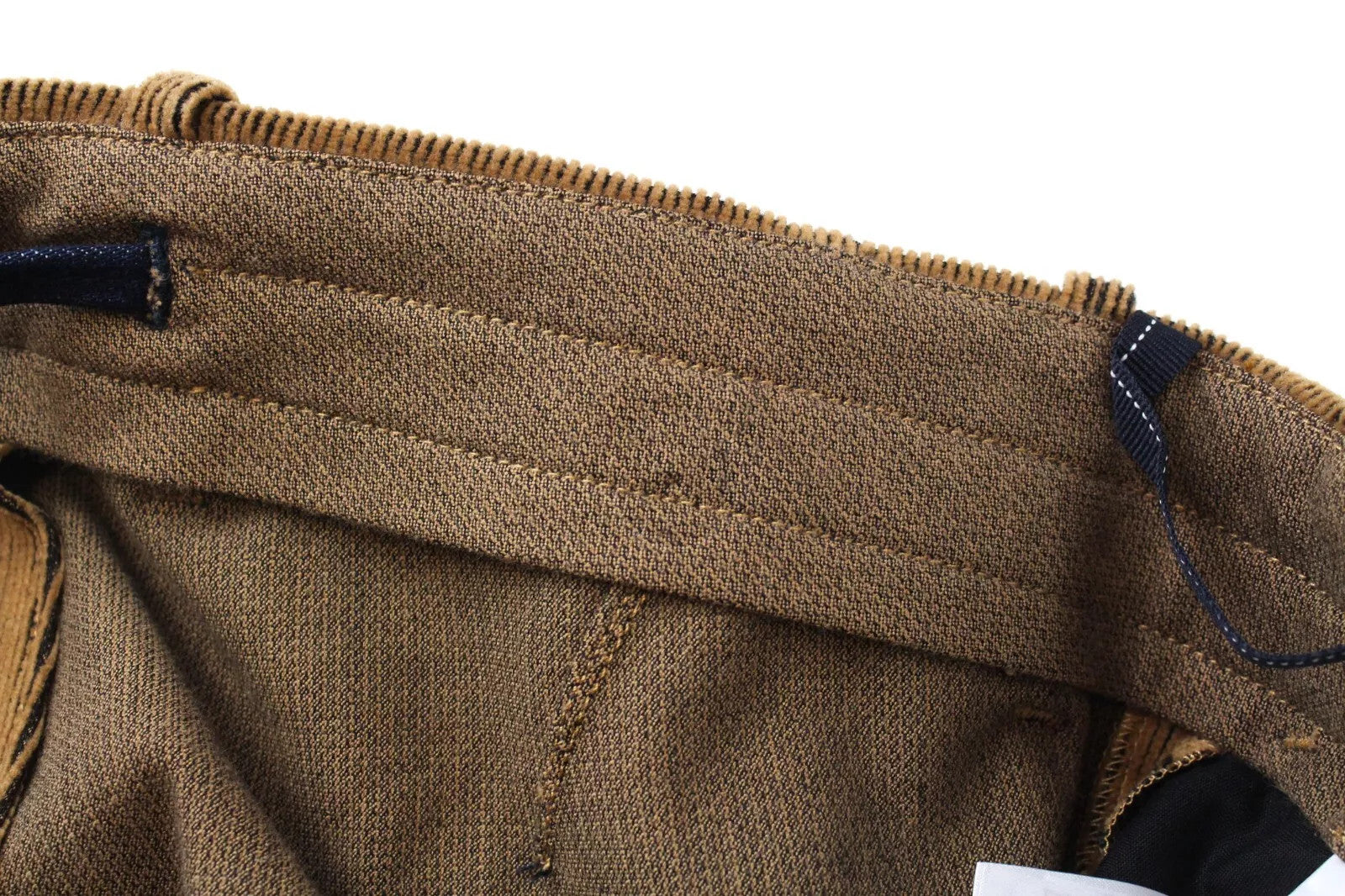 REPLAY Men`s Trousers W31/L30 Patched Corduroy Brown Button-Fly Straight Fit