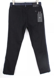 REPLAY Atelier Men`s Trousers W32/L30 Contrasting Denim Chino Cotton Patterns