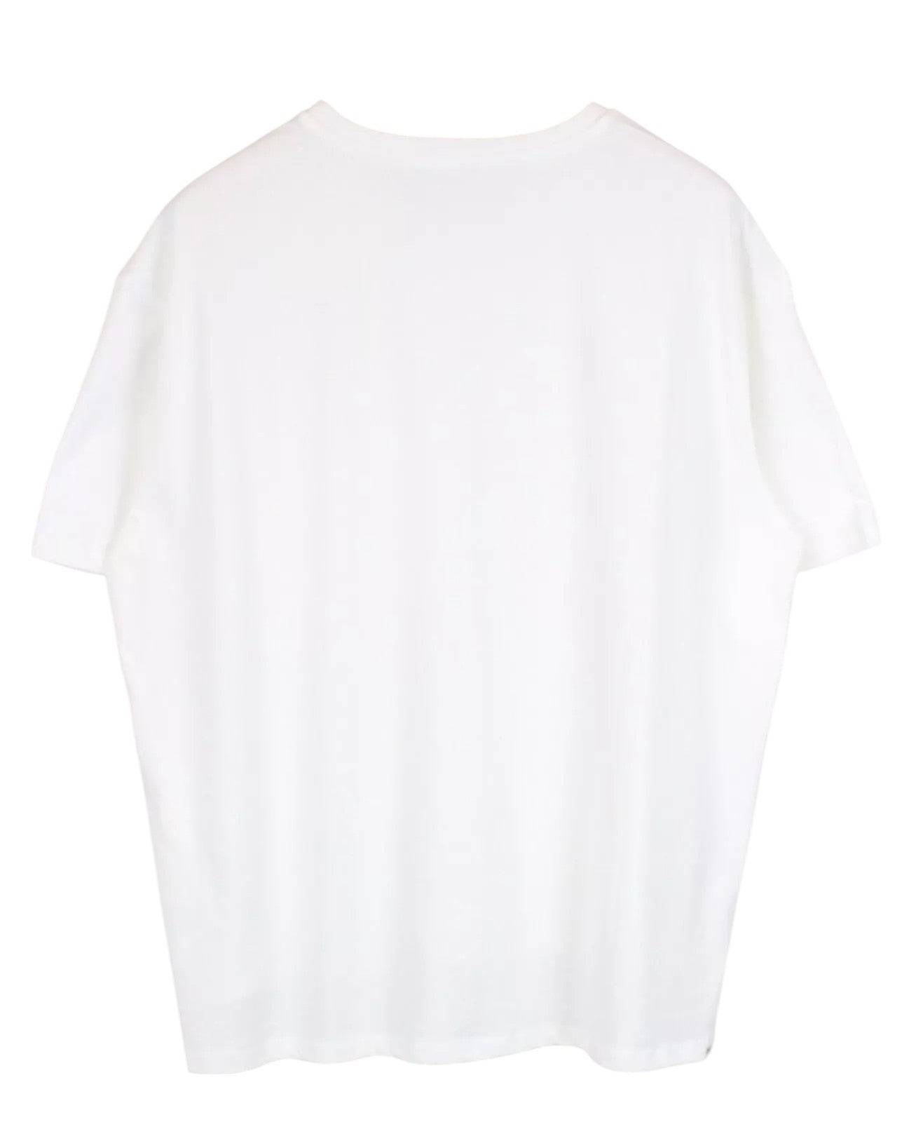 DENHAM Omono Women`s T-Shirt XL Off-White Pure Cotton Plain Short Sleeve