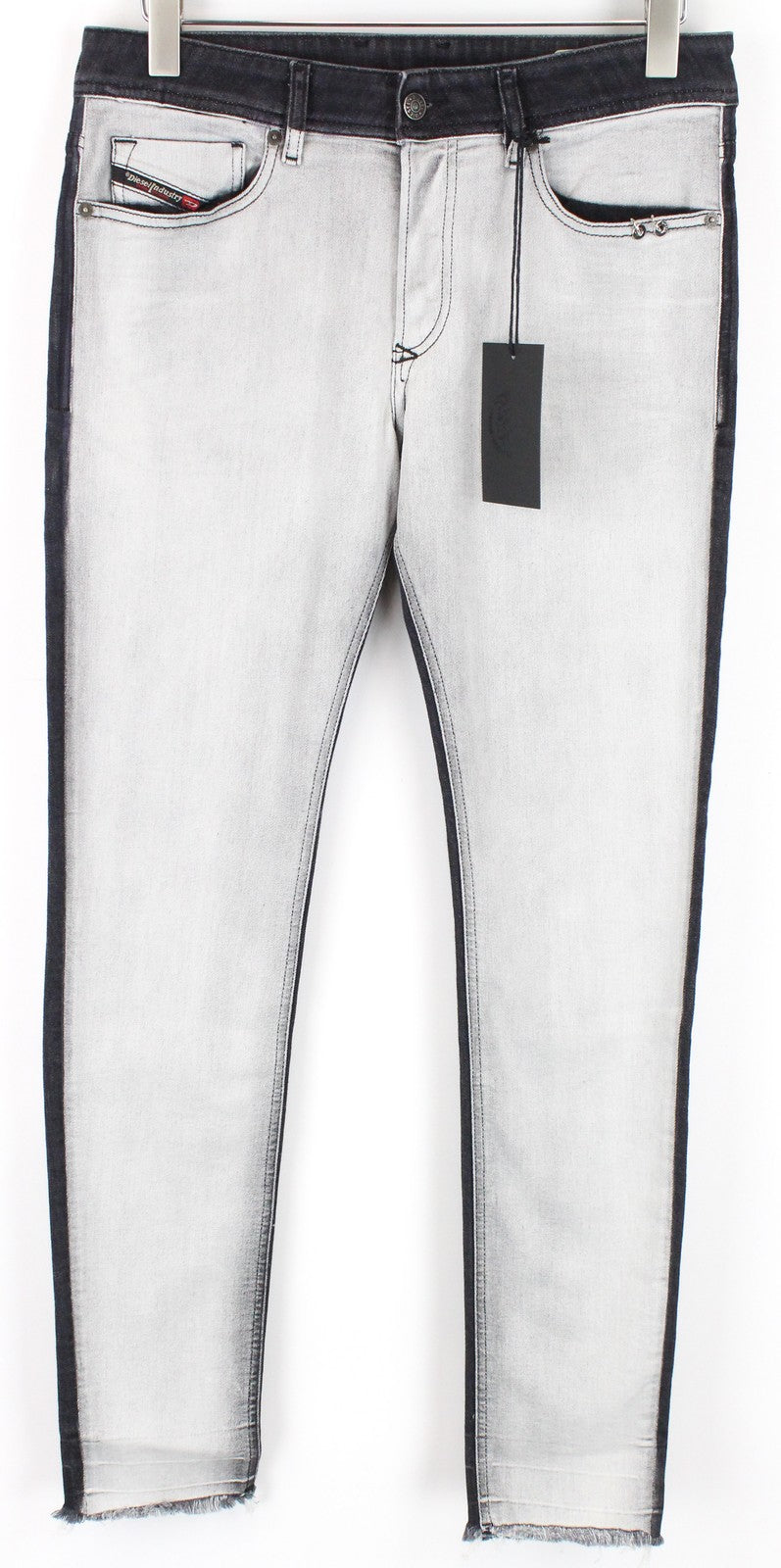 DIESEL Sleenker-X-SP 082AX Men's Jeans W31 L32 Skinny Slim Grey Cotton Stretch