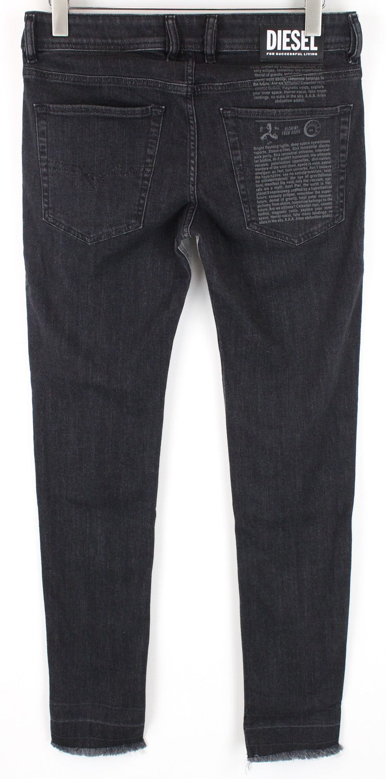 DIESEL Sleenker-X-SP 082AX Men's Jeans W31 L32 Skinny Slim Grey Cotton Stretch