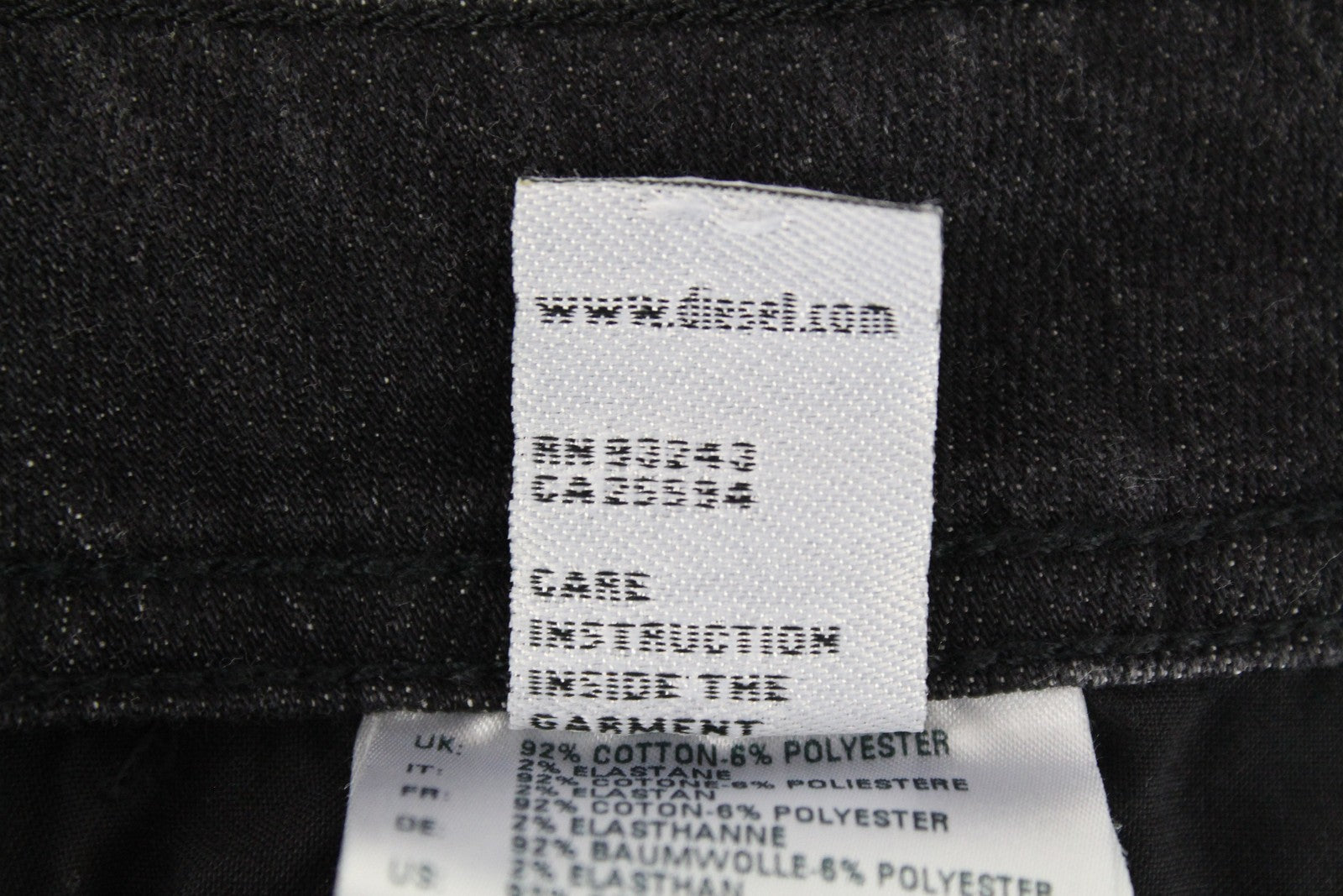 DIESEL Sleenker-X-SP 082AX Men's Jeans W31 L32 Skinny Slim Grey Cotton Stretch