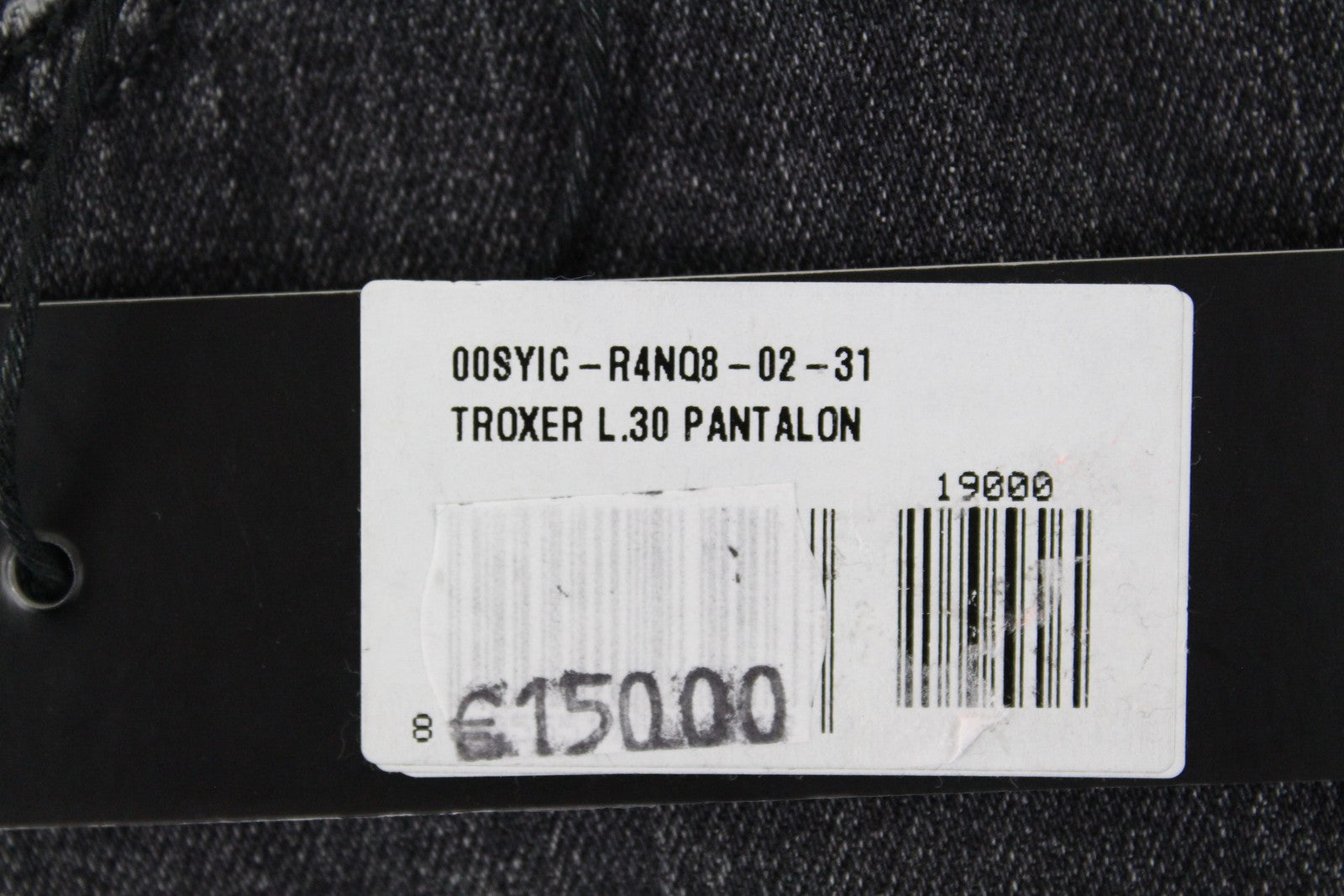 DIESEL Troxer R4NQ8 Men's Jeans W31 L30 Grey Slim Fit Washed Stretch