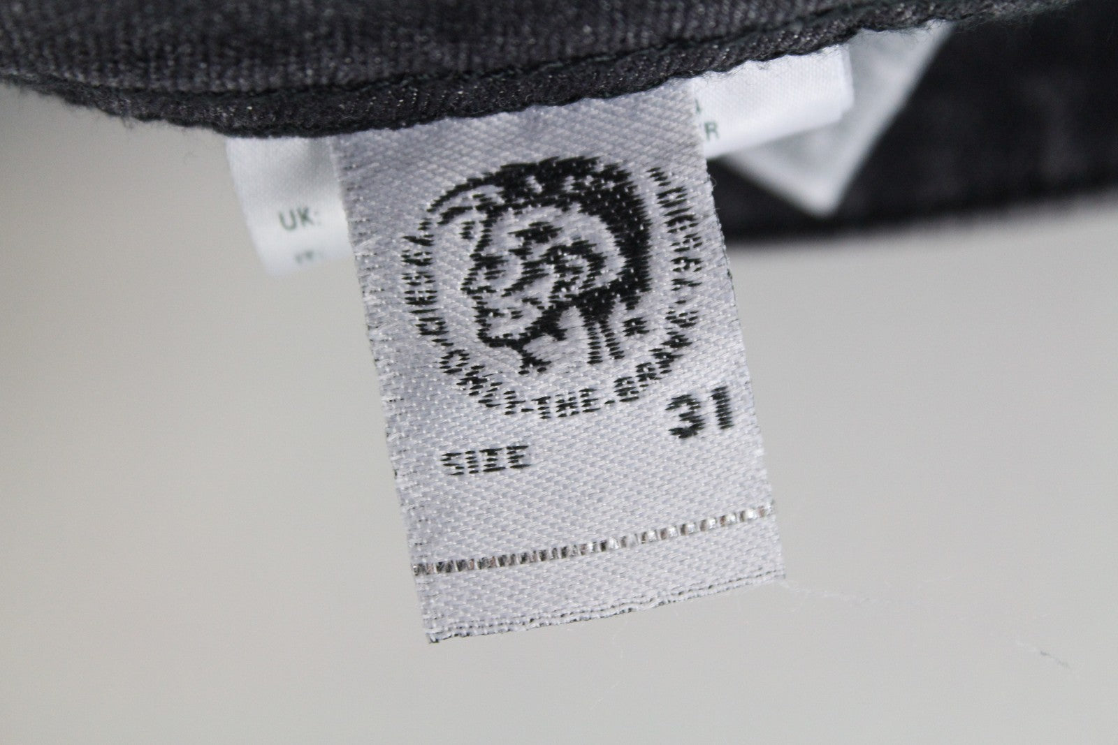 DIESEL Troxer R4NQ8 Men's Jeans W31 L30 Grey Slim Fit Washed Stretch