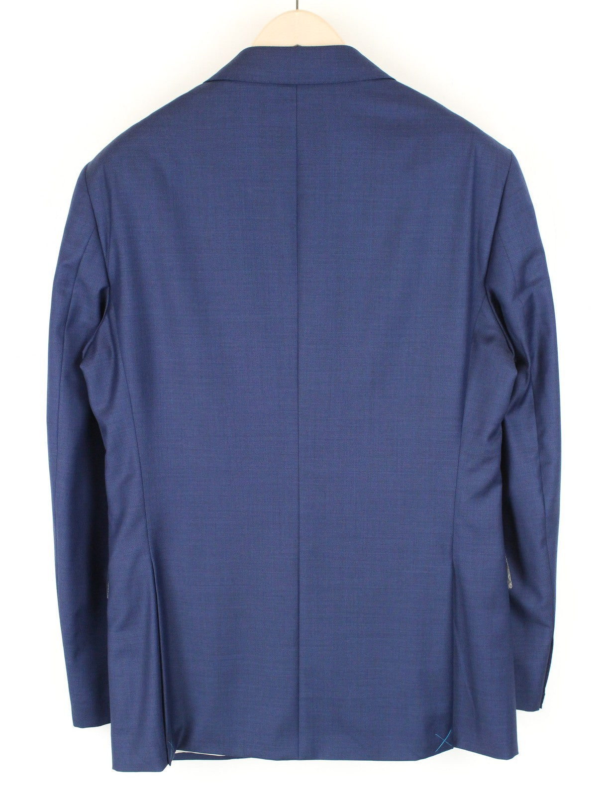 SUITSUPPLY Napoli Men's Blazer UK40L Blue Super 110s Wool Lined Formal