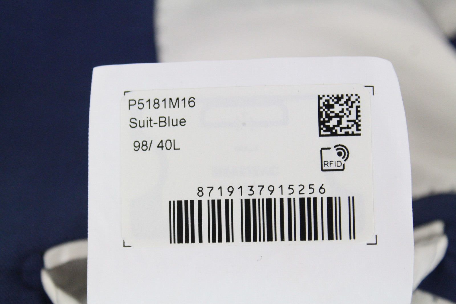 SUITSUPPLY Napoli Men's Blazer UK40L Blue Super 110s Wool Lined Formal