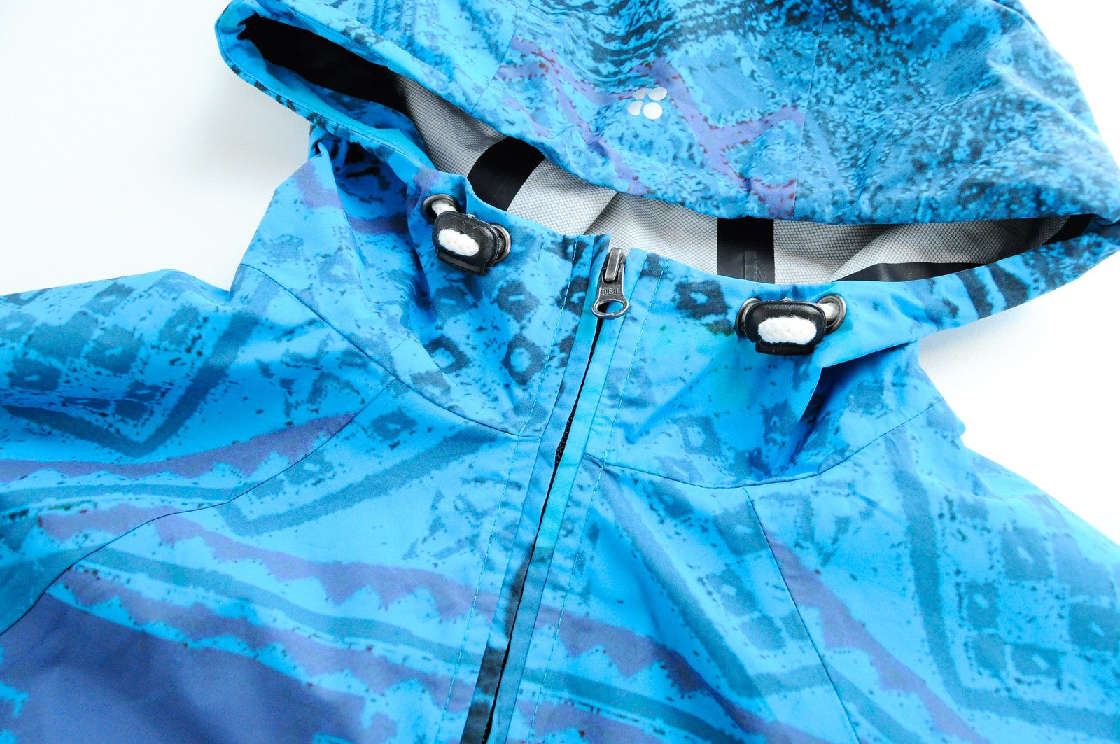 Blue Men's Lightweight Jacket ~L Hooded Zip Anorak Casual Unisex